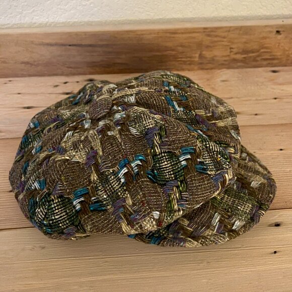 Really Wild Green Tweed Newsboy Bakerboy Hat, Replikate Kate Middleton - Picture 2 of 7